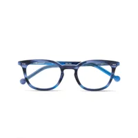 l.a. eyeworks lunettes de vue hardy à monture ronde - bleu