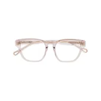 chloé eyewear lunettes de vue à monture papillon - rose