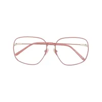 chloé eyewear lunettes de vue à monture carrée - rose