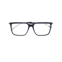 gucci eyewear lunettes de vue à monture carrée - bleu