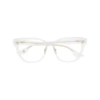 dita eyewear lunettes de vue à effet transparent - blanc