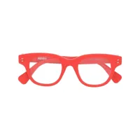 kenzo lunettes de vue à monture d'inspiration wayfarer - rouge