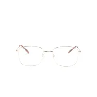 alexander mcqueen eyewear lunettes de vue à monture carrée - or