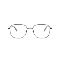 alexander mcqueen eyewear lunettes de vue à monture carrée - noir