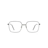mcq lunettes de vue à monture carrée - gris