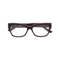 balenciaga eyewear lunettes de vue à monture en d - rouge