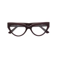 balenciaga eyewear lunettes de vue à monture en d - rouge