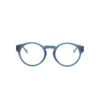 chloé eyewear lunettes de vue à monture ronde - bleu