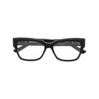 balenciaga eyewear lunettes de vue à monture papillon - noir