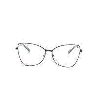balenciaga eyewear lunettes de vue à monture papillon - noir