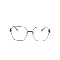 bottega veneta eyewear lunettes de vue à monture géométrique - noir