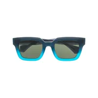 vivienne westwood lunettes de soleil cary à monture rectangulaire - bleu