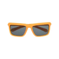 off-white lunettes de soleil portland à monture oversize - orange