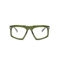 t henri eyewear lunettes de vue à monture carrée - vert