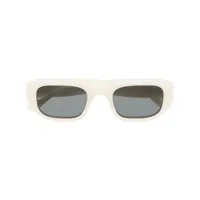 thierry lasry lunettes de soleil à monture carrée - blanc