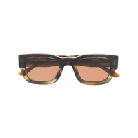 thierry lasry lunettes de soleil foxxxy à monture carrée - marron