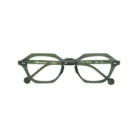 l.a. eyeworks lunettes de vue hoku à monture carrée - vert