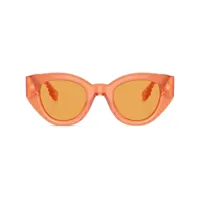 burberry eyewear lunettes de soleil meadow - orange