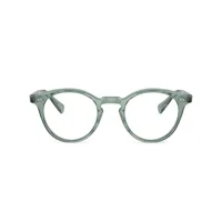 oliver peoples lunettes de vue à monture ronde - vert