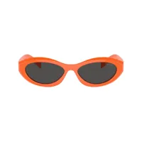 prada eyewear lunettes de soleil à monture papillon - orange