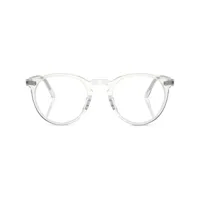 oliver peoples lunettes de vue à monture ronde - jaune