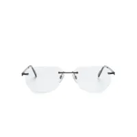 cazal lunettes de vue à design sans monture - bleu
