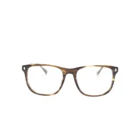 dsquared2 eyewear lunettes de vue à monture carrée - marron