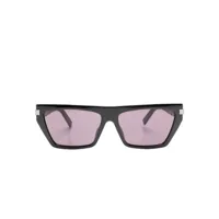 givenchy eyewear lunettes de soleil à logo 4g - noir