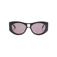 givenchy eyewear lunettes de soleil à monture ovale - noir