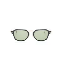 thom browne eyewear lunettes de soleil tintées à monture géométrique - noir