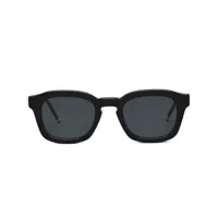 thom browne eyewear lunettes de soleil à monture ronde - noir