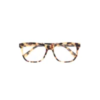 dolce & gabbana kids lunettes de vue à monture rectangulaire - marron