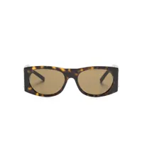 givenchy lunettes de soleil 4g à monture carrée - marron