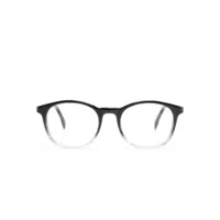 boss lunettes de vue rondes à effet dégradé - noir