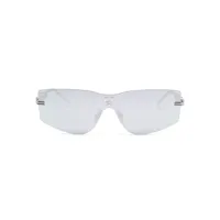 givenchy lunettes de soleil 4g à monture rectangulaire - argent