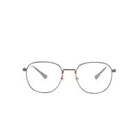 persol lunettes de vue po1007v à monture ronde - marron