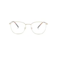 giorgio armani lunettes de vue à monture carrée - marron