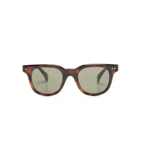 kenzo lunettes de soleil kz40167i à monture carrée - marron