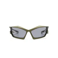 givenchy lunettes de soleil giv cut shield - vert