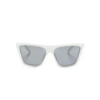 prada eyewear lunettes de vue à monture rectangulaire - blanc