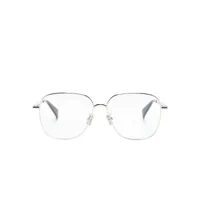kenzo lunettes de vue à monture carrée oversize - argent