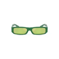 dolce & gabbana kids lunettes de soleil mini me à monture rectangulaire - vert