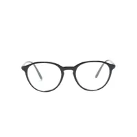 giorgio armani lunettes de vue à monture ronde - noir