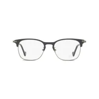 moncler eyewear lunettes de vue à monture rectangulaire - gris