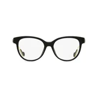 moncler eyewear lunettes de vue pantos à monture papillon - noir