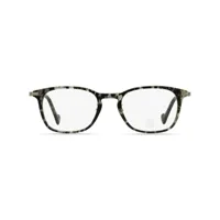 moncler eyewear lunettes de vue à monture rectangulaire - gris