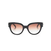 longchamp lunettes de vue en acétate à monture papillon - noir