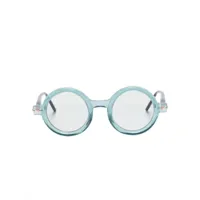 kuboraum lunettes de vue mask p1 à monture ronde - vert