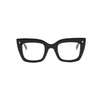 dsquared2 eyewear lunettes de vue hype à monture papillon - noir