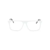 moncler eyewear lunettes de vue carrées ml5206 021 - blanc
